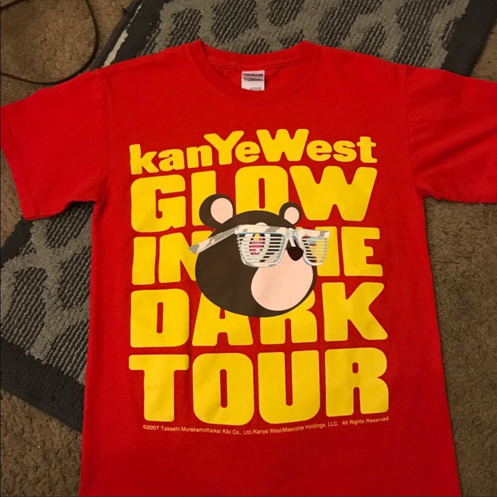 Kanye West Glow In The Dark Tour Tee